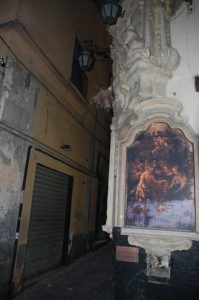 "L'edicola della Madonna delle cinque lampadi".