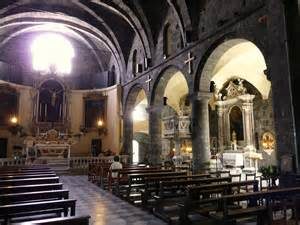 "La chiesa superiore di Prè in marmo nero di promontorio".