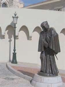 "La statua del "monaco" Francesco Grimaldi".