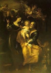 "Sacra famiglia" di Domenico Piola.